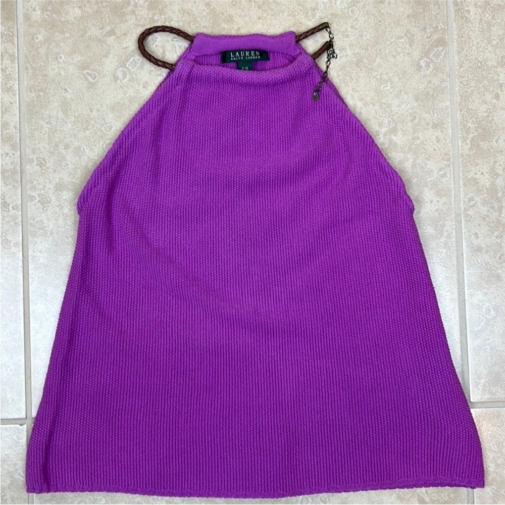 Lauren Ralph Lauren   Knit Top , Beautiful purple Shade 💜
Size large